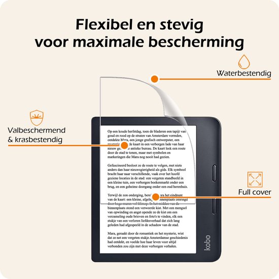 Screenprotector - Folie Geschikt voor Kobo Libra 2 Screenprotector Bescherm Folie Screen Protector Folie Telefoon van A|M|V Products — afbeelding 5