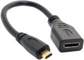 Micro HDMI (m) - Mini HDMI (v) adapter - versie 1.4 (4K 30Hz) - 0,15 meter