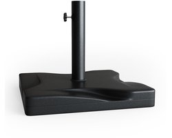OK-Living Parasolvoet – 42 x 42 cm Zwart