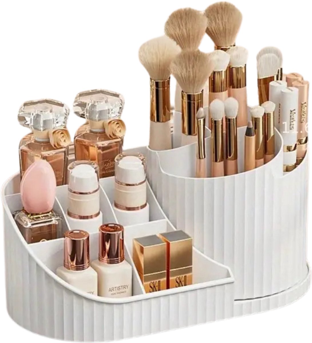 Bovista make Up Organizer - Koffer - Tas - Makeup - Lades - Skincare - Cosmetica - Wit
