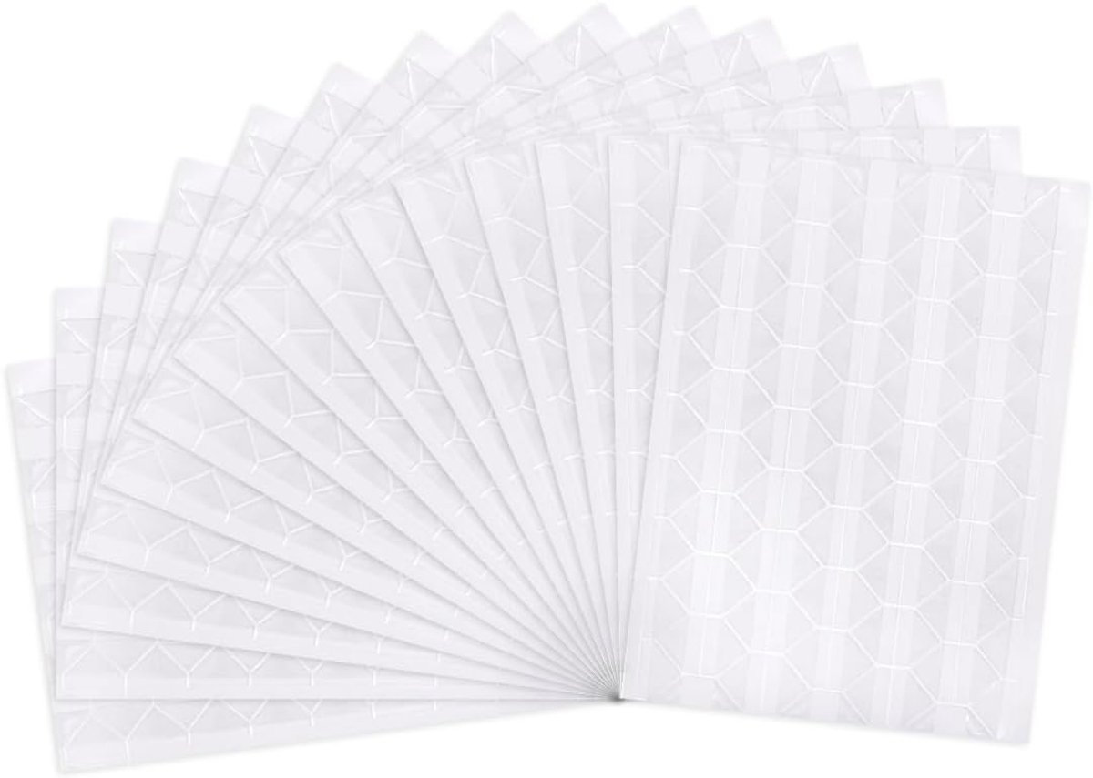 Zelfklevende fotohoeksticks - 1530 stuks - Transparant - Voor albums