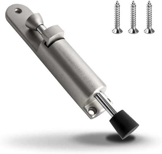 Foto: Inovra plus deur kick down deur stop zinklegering lente geladen rubber voet voor patio deur met schroeven accessoires