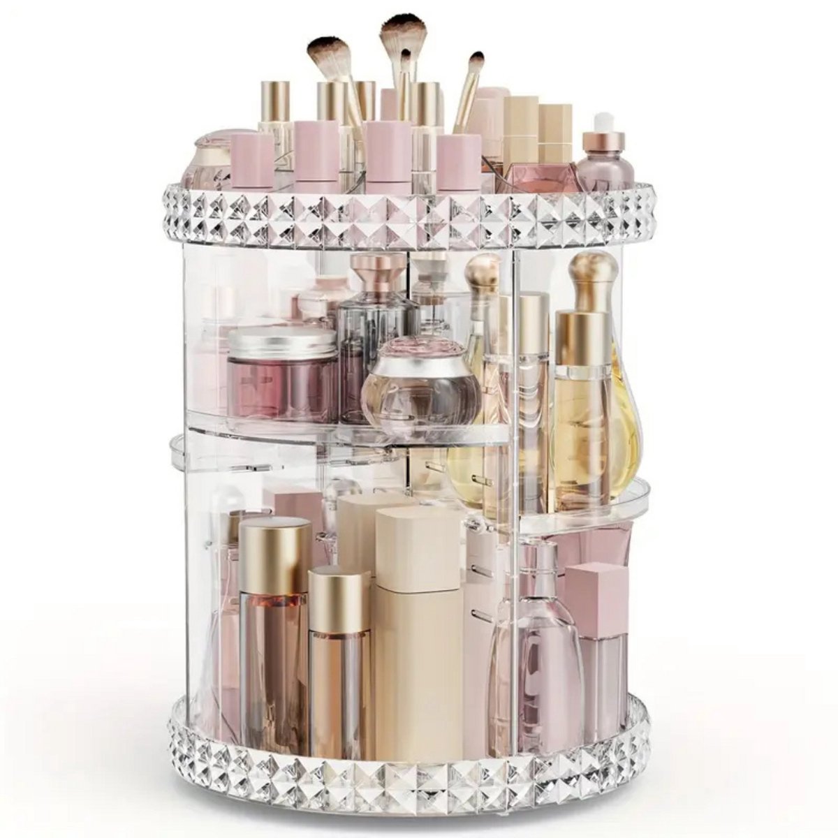 Livano make Up Organizer - Koffer - Tas - Makeup - Lades - Skincare - Cosmetica - Transparant