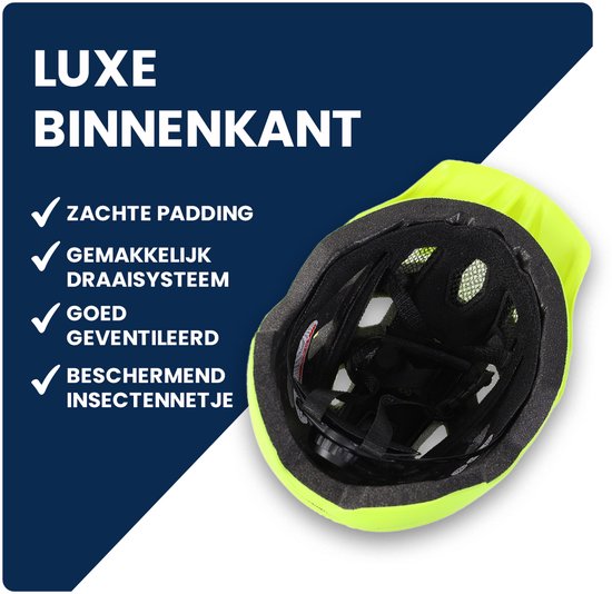 Luxe binnenkant met zachte padding, verstelbaar draaisysteem, ventilatie en insectennet.