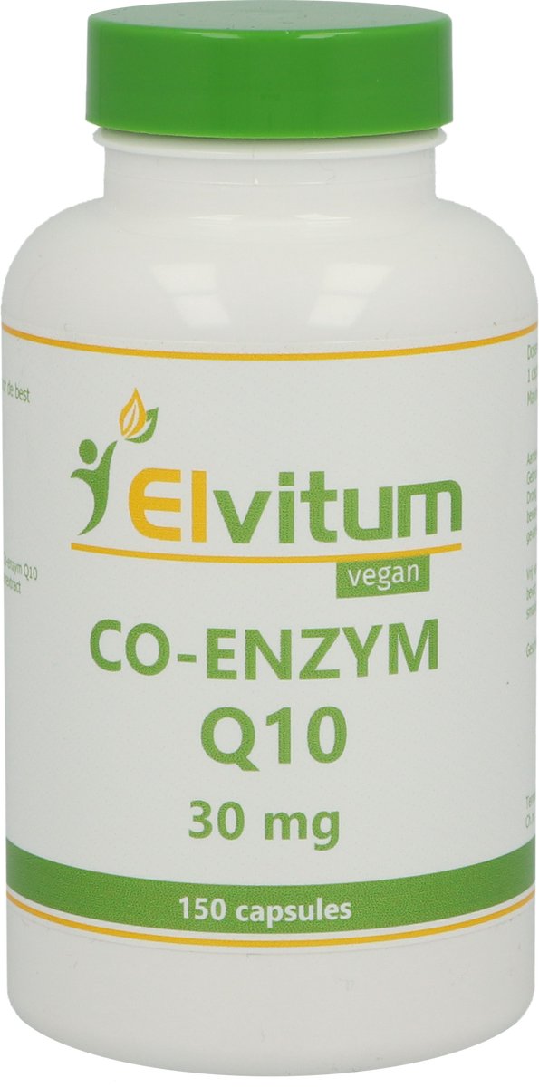 Goedkoopste Elvitaal Co-enzym Q10 - 30 mg - 150 Capsules - Voedingssupplement