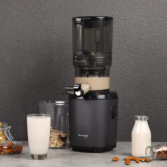 Kuvings AUTO6 - Slowjuicer - Juicer - Groenten en Fruitpers - Zwart/ Gun metal van Kuvings — afbeelding 3