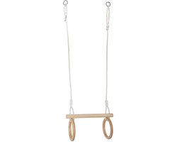 Small Foot - Houten Trapeze met Gymnastiekringen, 100cm