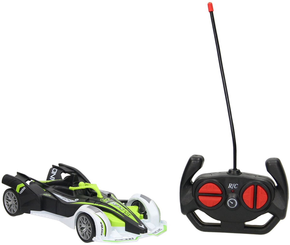 RC Racer Groen/Zwart Bestuurbare Auto