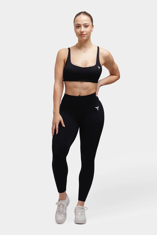 Breaking Limits Sportlegging Dames - High Waist - Bum Scrunch - Zweetafvoerend - Squatproof - Zwart - Maat S van Merkloos — afbeelding 2