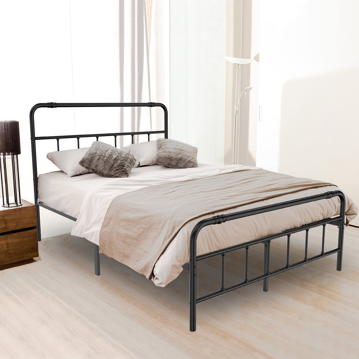 NAIZY NAIZY Hoog Hoofdbord Bedframe - afbeelding 3