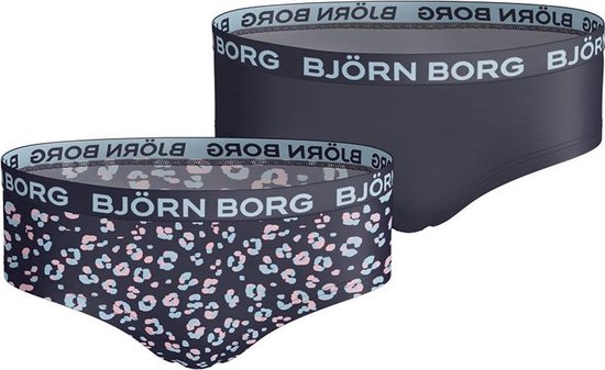 Bjorn Borg Sportonderbroek casual - 2p HIPSTER BB ANIMAL - blauw - vrouwen - 146