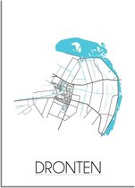 DesignClaud Dronten Plattegrond poster B2 poster (50x70cm)