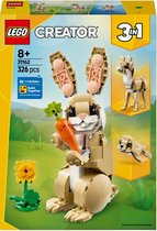 Bol.com LEGO Creator 3in1 Lief konijn dieren - 31162 aanbieding