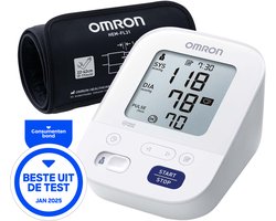 OMRON X3 Comfort Bloeddrukmeter Bovenarm - BESTE UIT DE TEST Consumentenbond 2025- Aanbevolen door Hartstichting - Blood Pressure Monitor met Hartslagmeter – Onregelmatige Hartslag - 22 tot 42 cm Manchet – 5 jaar Garantie OMRON X3 Comfort Bloeddrukmeter Bovenarm - BESTE UIT DE TEST Consumentenbond 2025- Aanbevolen door Hartstichting - Blood Pressure Monitor met Hartslagmeter – Onregelmatige Hartslag - 22 tot 42 cm Manchet – 5 jaar Garantie