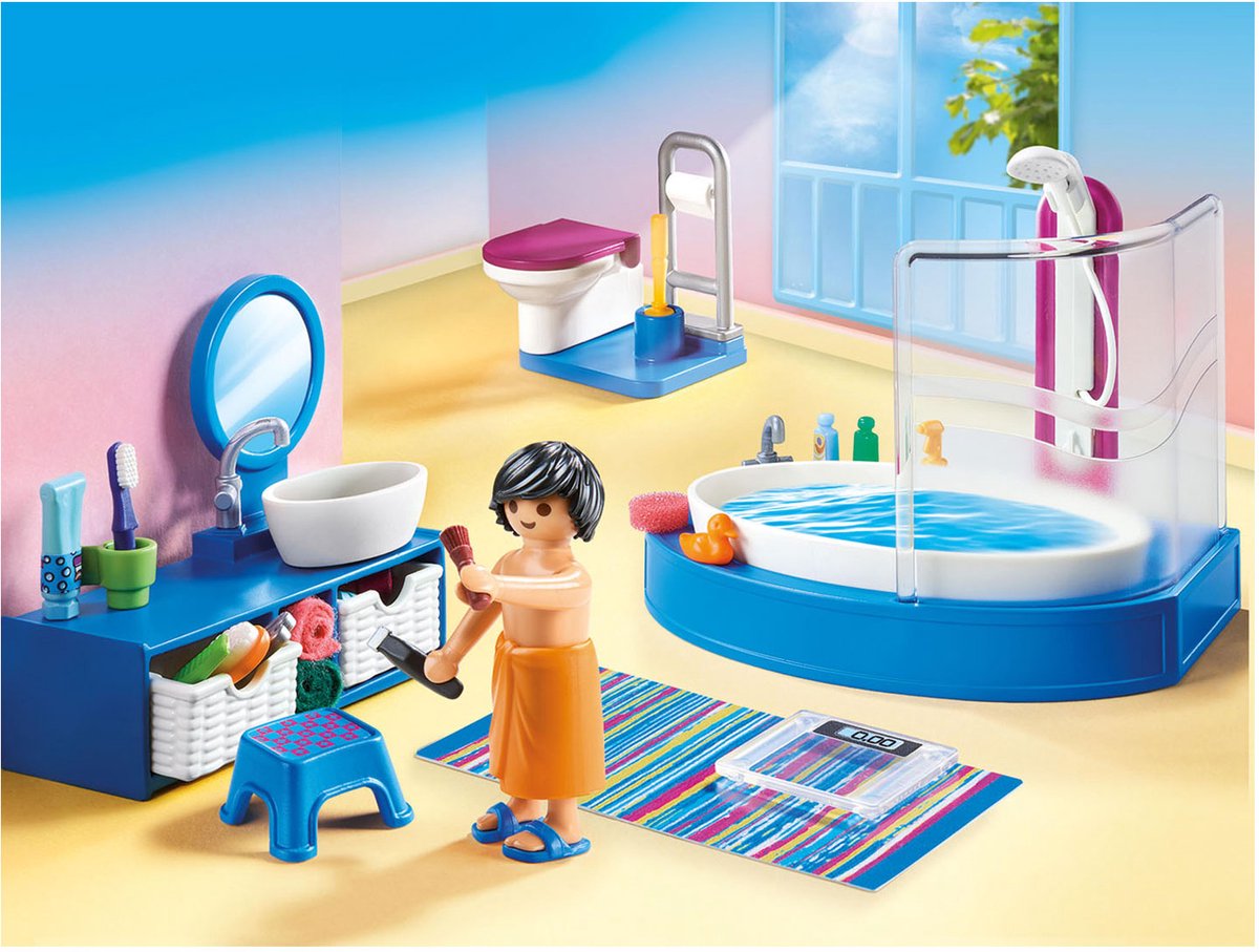 PLAYMOBIL Dollhouse Badkamer met ligbad - 70211 — afbeelding 8