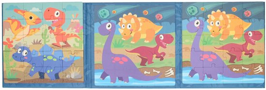 Magnetisch Puzzelboek Dino