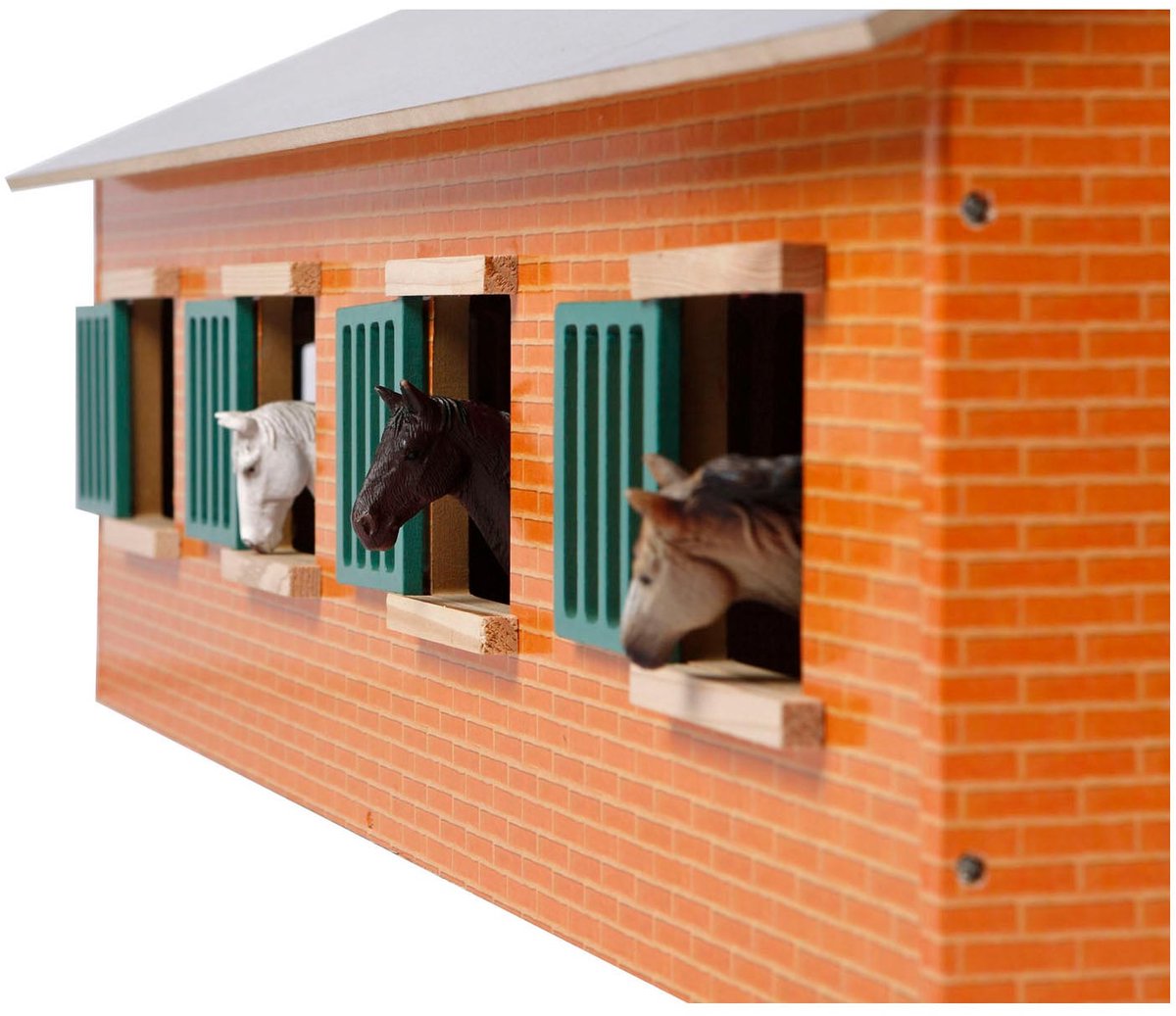 Kids Globe Paardenstal met 7 boxen, 1:24 — afbeelding 21