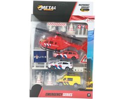 Hulpdiensten Set Metaal met Accessoires