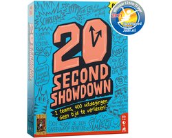 999 Games - 20 Second Showdown - Partyspel - 2 teams, 400 uitdagingen - Actiespel - Gezelschapsspel - Nederlandstalig - Klein cadeautje