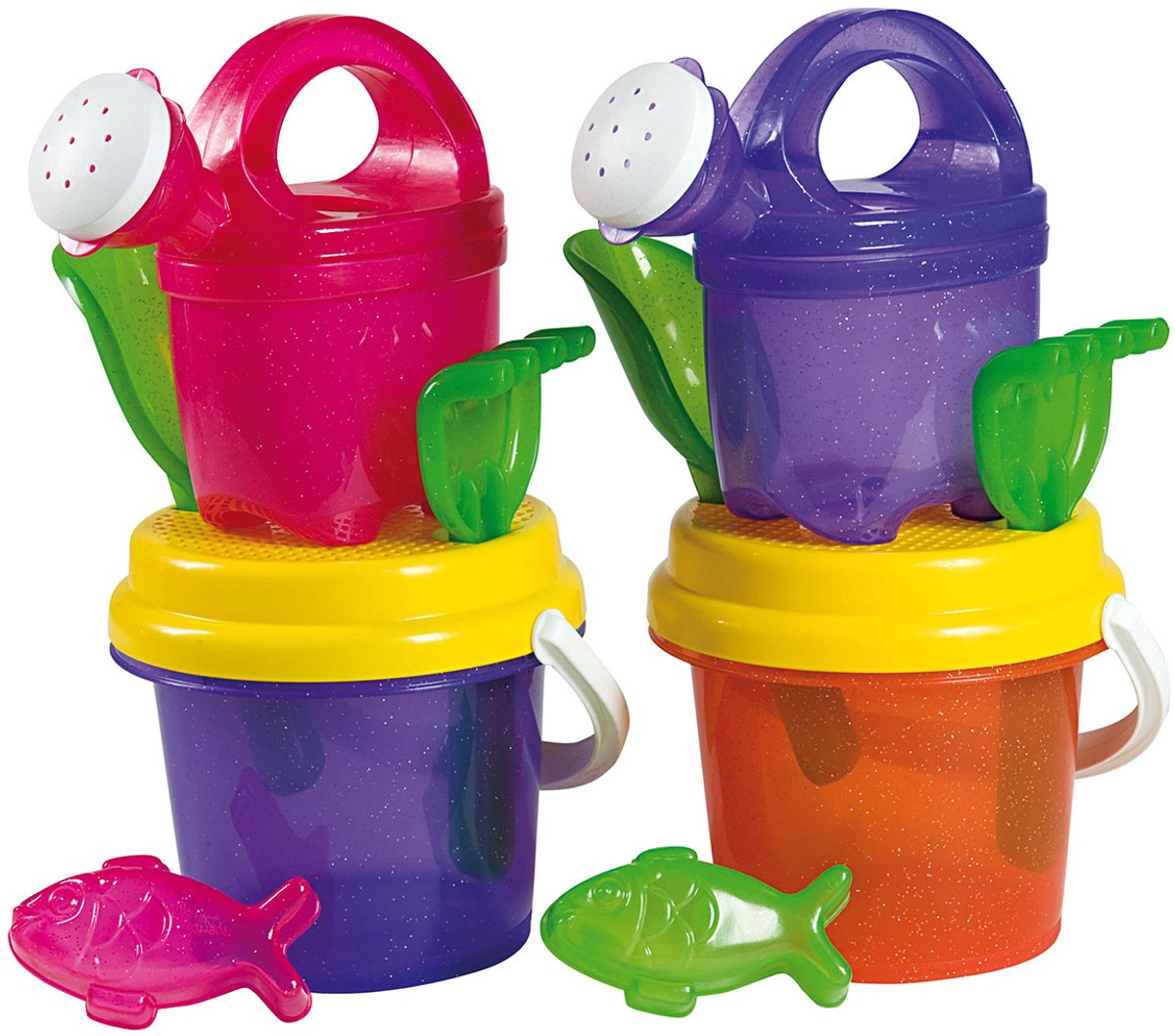 Glitter Strandset. 6dlg.