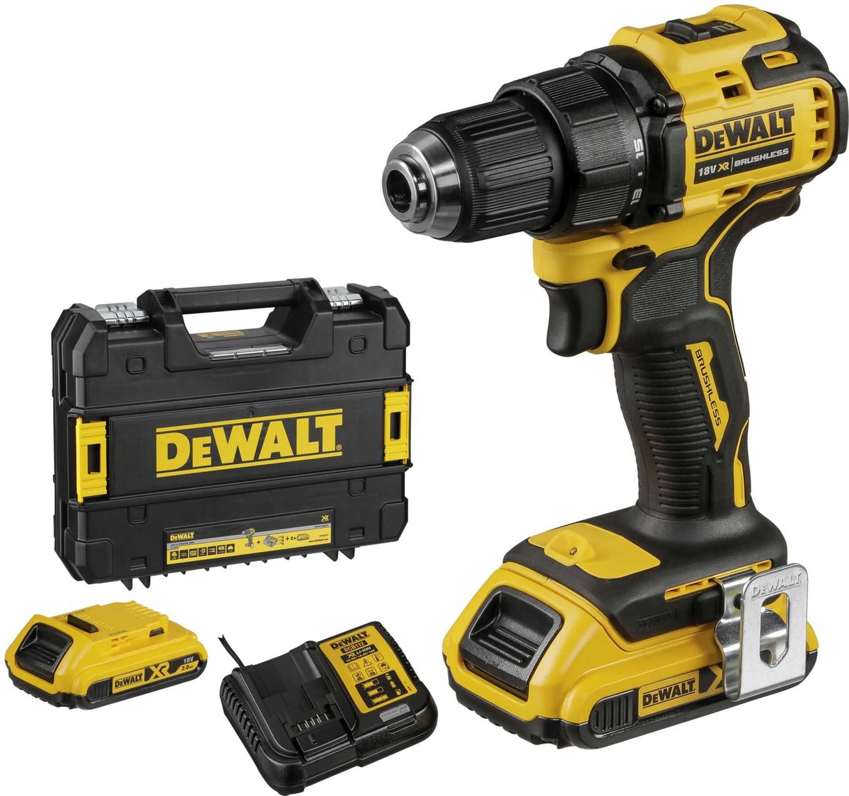 DeWalt DCD708D2T 18V met 65 Nm en 2 accu's thumbnail 3