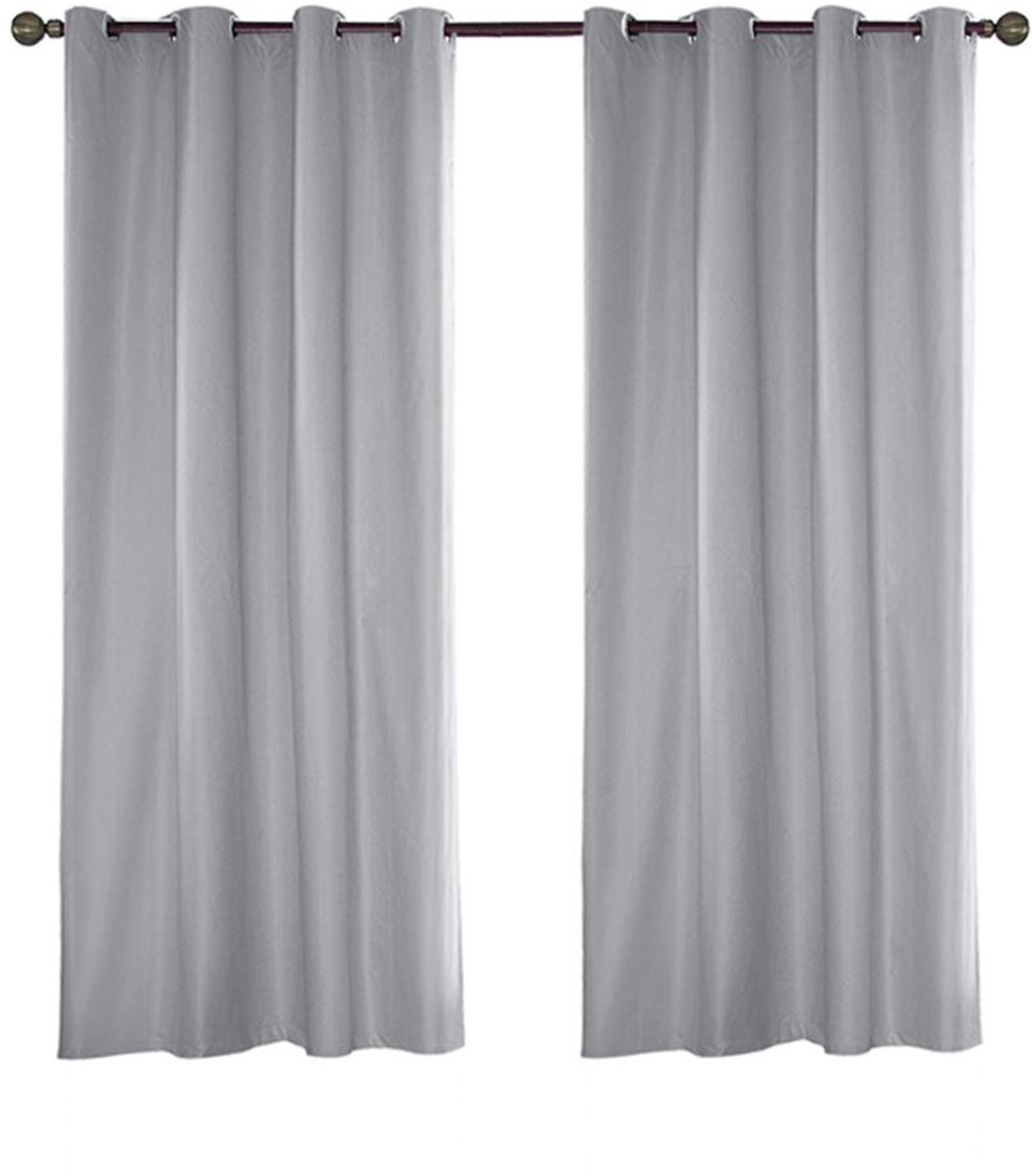 Unyqoos ® Stijlvolle en Weerbestendige Buiten- en Binnengordijnen voor Zonwering en Privacy 137 x 213 cm, grijs