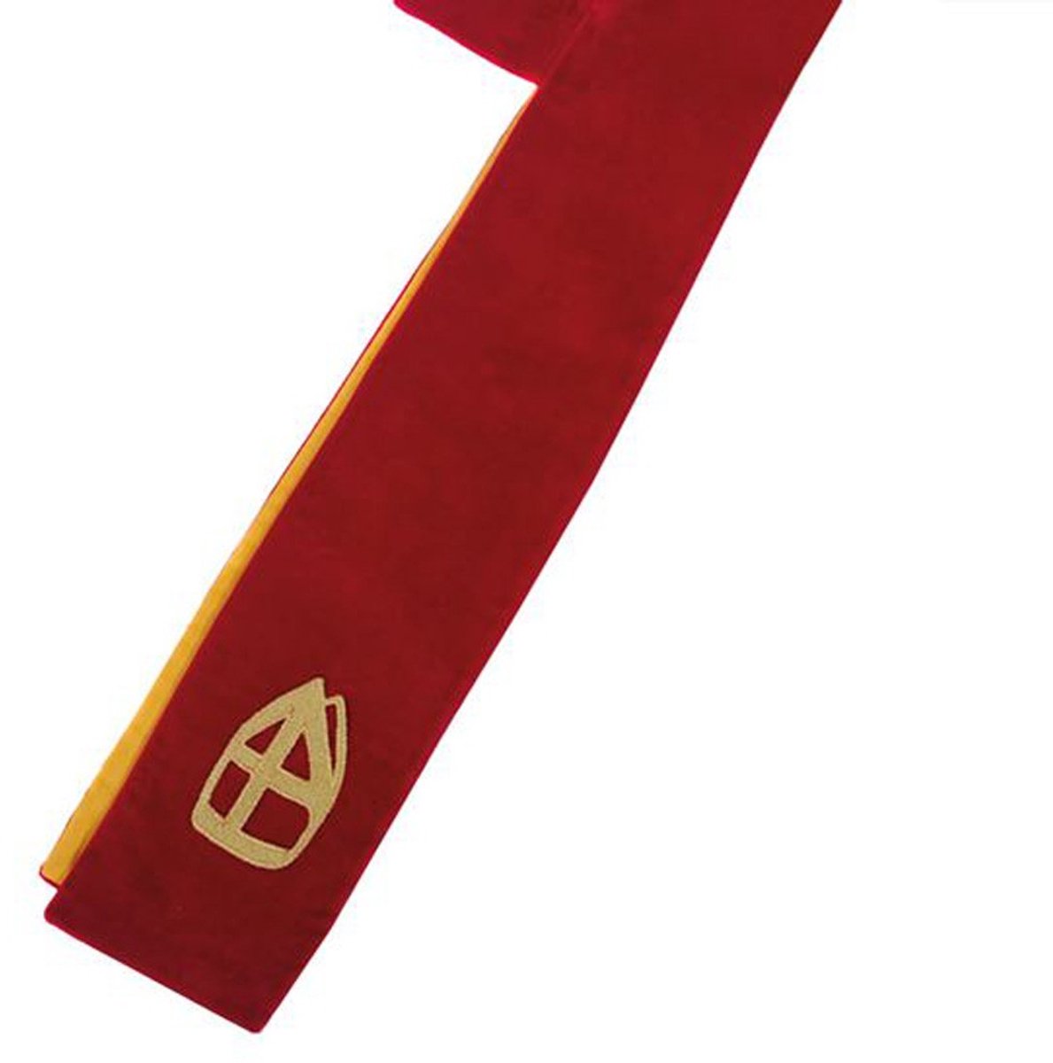 Stola Sinterklaas Fluweel Rood