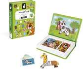 Janod - Magnetibook Dieren – Educatief Magneetboek Met 30 Magneten & 10 Voorbeeldkaarten – Creatief Speelgoed Voor Kinderen Vanaf 3 Jaar