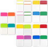 400 Self Adhesive Strips Page Markers Index Tabs Writable Post Sticky Notes for Reading Side Marker Office - Pack of Small Adhesive Strips