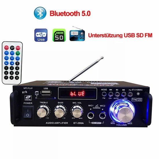 HiFi-versterker - Digitale bluetooth-ak45 versterker - in-car - home - 2.0 audio versterker speler - stereo versterker