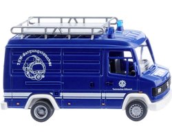 Wiking 027201 H0 Hulpdienstvoertuig Mercedes Benz 507 D THW bestelwagen