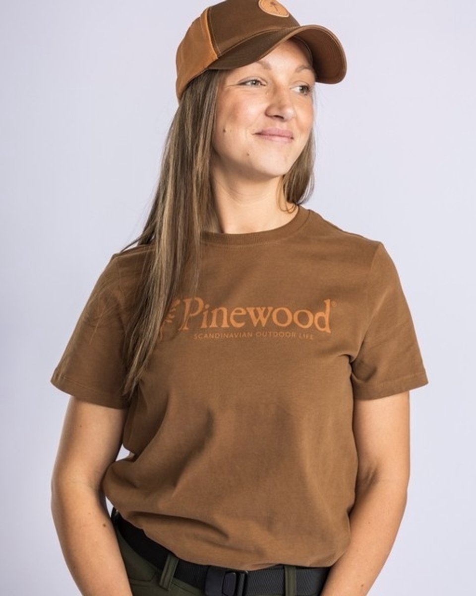 Pinewood Outdoor Life T-Shirt Women Nougat Beige
