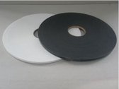 Glasband 9 x 2 mm 25 meter Grijs