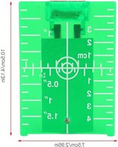 Bol.com Double magnetic target plate spirit levels and measuring instruments with leg for level numbers Cross Line (green) aanbieding