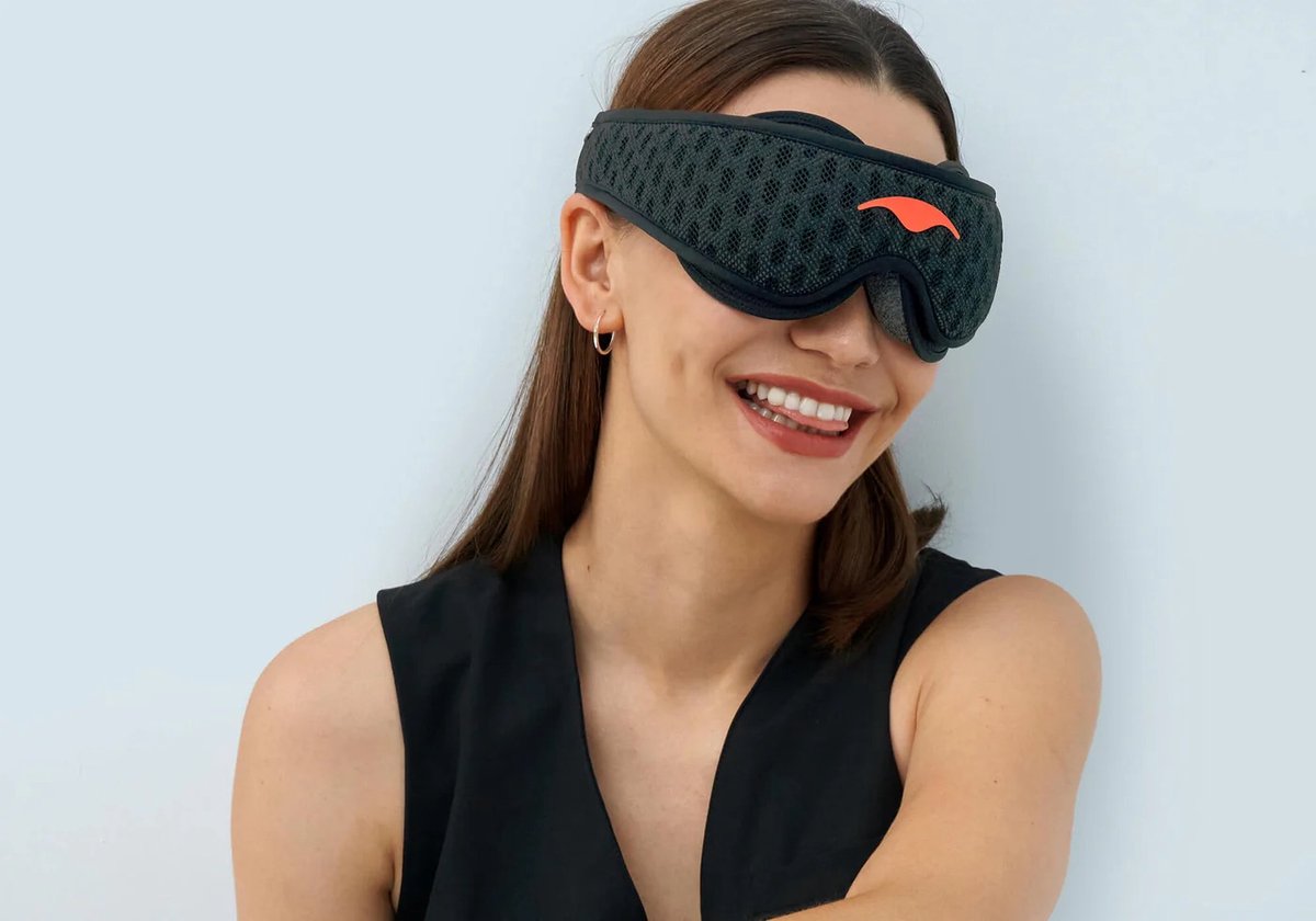 Manta Sleep Mask PRO - 100% verduisterend slaapmasker voor zijslapers - Carbon Black Limited Edition - ademend en comfortabel voor slapen/reizen/dutjes/ploegendienst. Ventilerend & ultrazacht. — afbeelding 11
