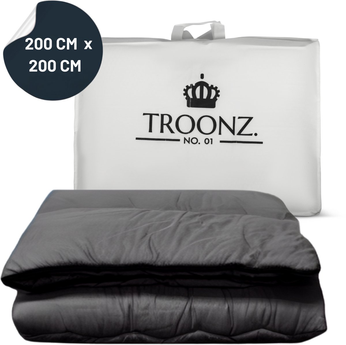 Troonz Dekbed Dreamscape 200 x 200 cm - Tweepersoons Dekbed Zonder Overtrek - Geschikt Voor de Wasmachine en Droger - Antractiet - Zomerdekbed & Winterdekbed