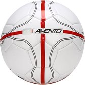 Avento Voetbal Glossy - League Defender - Wit/Rood/Zilver - 5