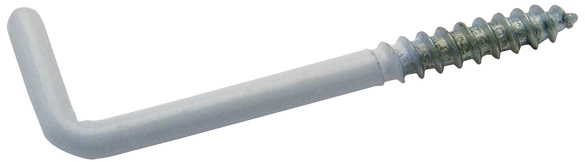 Schroefduim 3,30 x 40 mm – ijzer epoxy wit – duimhoogte 16 mm – zak à 5 stuks