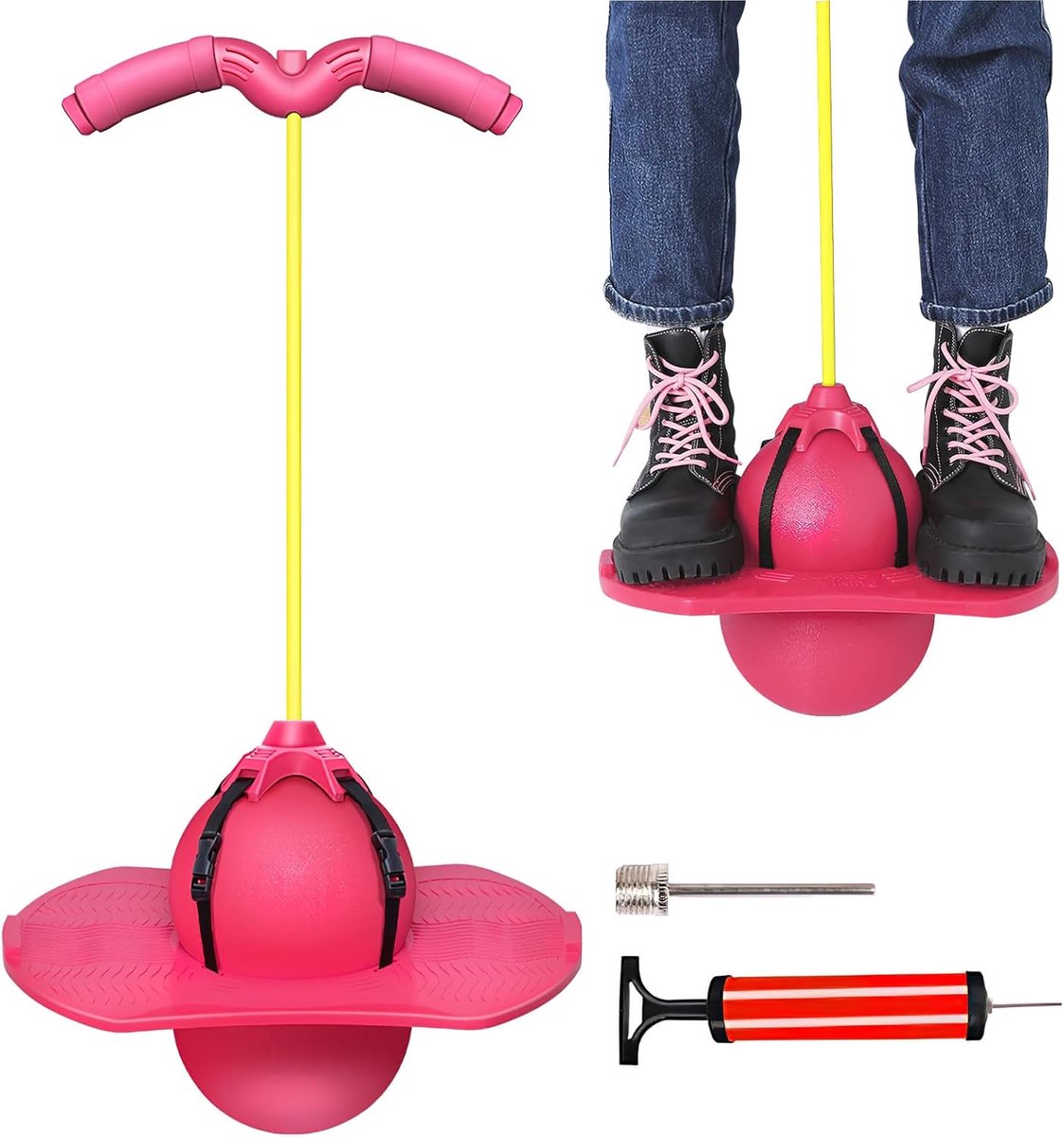 Pogo Stick voor Kinderen en Volwassenen - Bouncy Bal voor Actieve Spelletjes en Training
