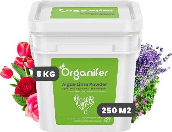 Complete gids over de pH zuurgraad van je tuin- en potgrond 10 Algenkalk Poeder – Zuiver Lithothamnium Calcareum (5 kg voor 250 m2)