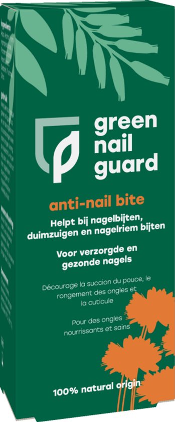 Green Nail Guard - Stop Nagelbijten - Stop met Duimzuigen - Anti Nagelbijten - Extreem Bitter van Smaak - Voor kinderen vanaf 3 jaar en Volwassenen - Op Natuurlijke Basis - Verzorgt de Nagels en Huid - Vrij van Aceton - 5ml