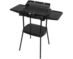 2 in 1 elektrische grill, vrijstaand en tafelmodel, 40 x 29 cm