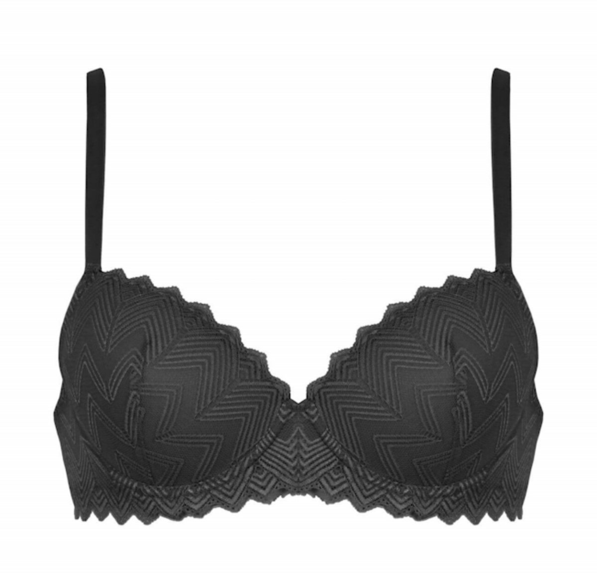 Naturana licht voorgevormde beugel BH maat 95B zwart