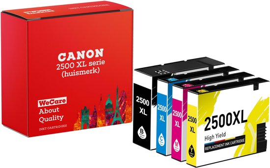 Compatible Canon PGI2500XL Value Pack Ink Cartridges - View #11