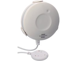 Brennenstuhl Connect Zigbee watermelder WM CZ 01 (waarschuwt voor waterschade, pushmelding, slimme watersensor voor badkamer/keuken/kelder, Smart Home)