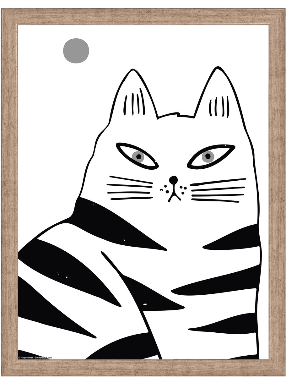 Walther Liv - Houten lijst - Fotoformaat 30x40 cm - Kunstglas - Grijs