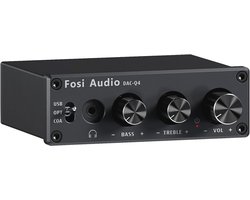 Hoofdtelefoonversterker DAC USB C - 24bit/192 KHz Mini Hifi Versterker voor PS5/PC/Actieve Luidsprekers