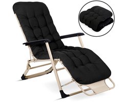 Opvouwbare Ligbed met kussen Sofotel ChillWell zwart