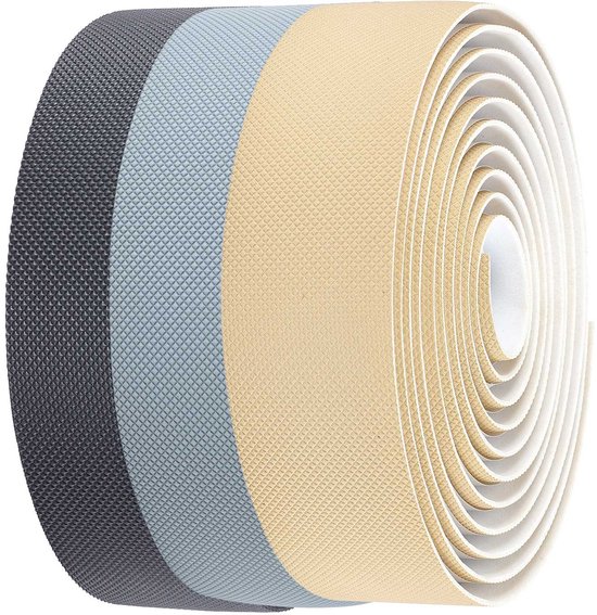 BBB Cycling Stuurlint Gravelbike en Racefiets - Beste Grip en Schokabsorptie - Lengte: 200cm - Dikte: 3.5mm - Incl. Stuurdoppen - Zwart - GravelRibbon Gel BHT-16 van BBB Cycling — afbeelding 4