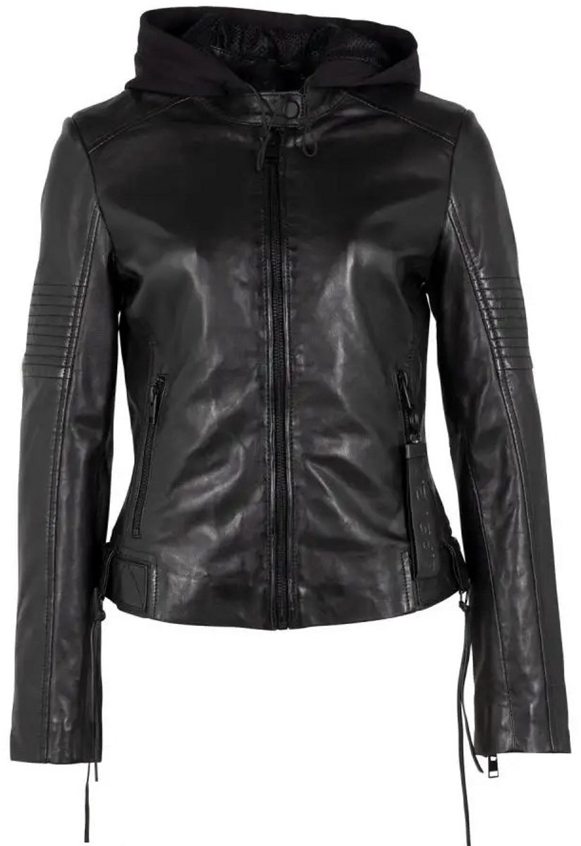 Gipsy by Mauritius | Leren jack Janin | Dames | Zwart | maat 42